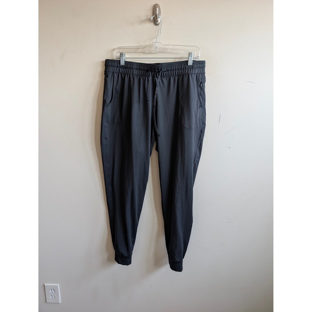 KUHL Freeflex Joggers Black Women Large Regular Hiking Active Pants 6424
